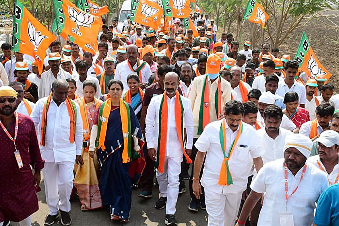 Bandi Sanjay - padayatra