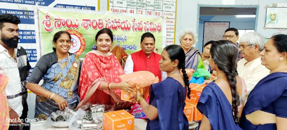 Glasses are given to the students