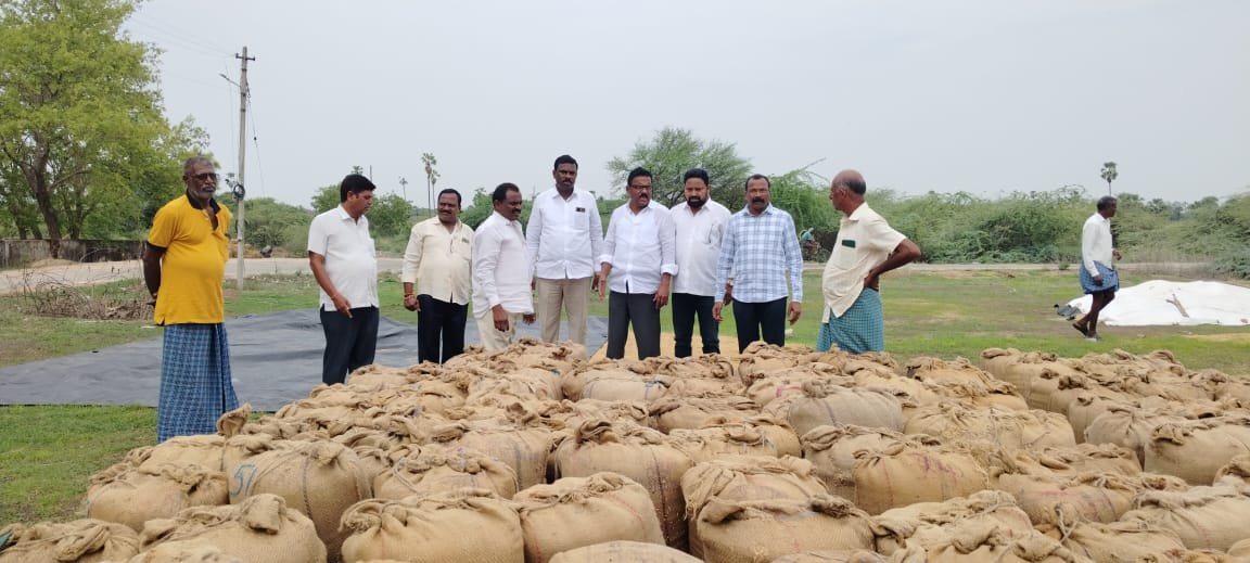 We stand by the farmers who have lost due to untimely rain