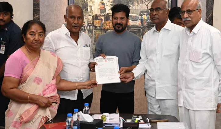Cpi Team Meets Cm Revanth Reddy