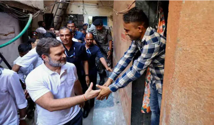 Shiv Sena Leader Slams Rahul Gandhis Dharavi Visit